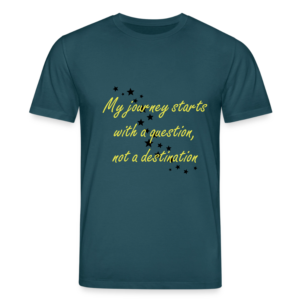 My journey starts ...  - Men Premium T-shirt - donker petrol