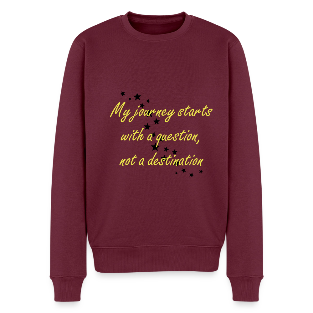 My journey starts ...  - Unisex Premium Hoodie - bourgondisch