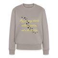 My journey starts ...  - Women Premium Sweatshirt - taupe
