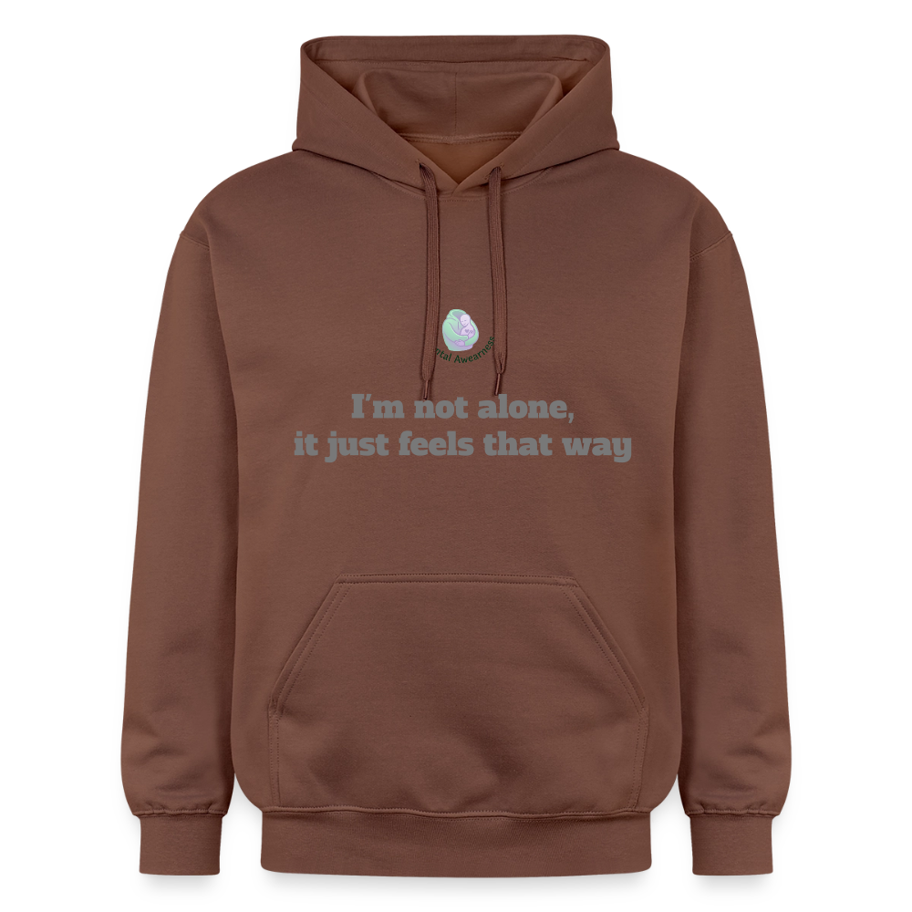 I'm not alone, it just... - Unisex Hoodie - cacao