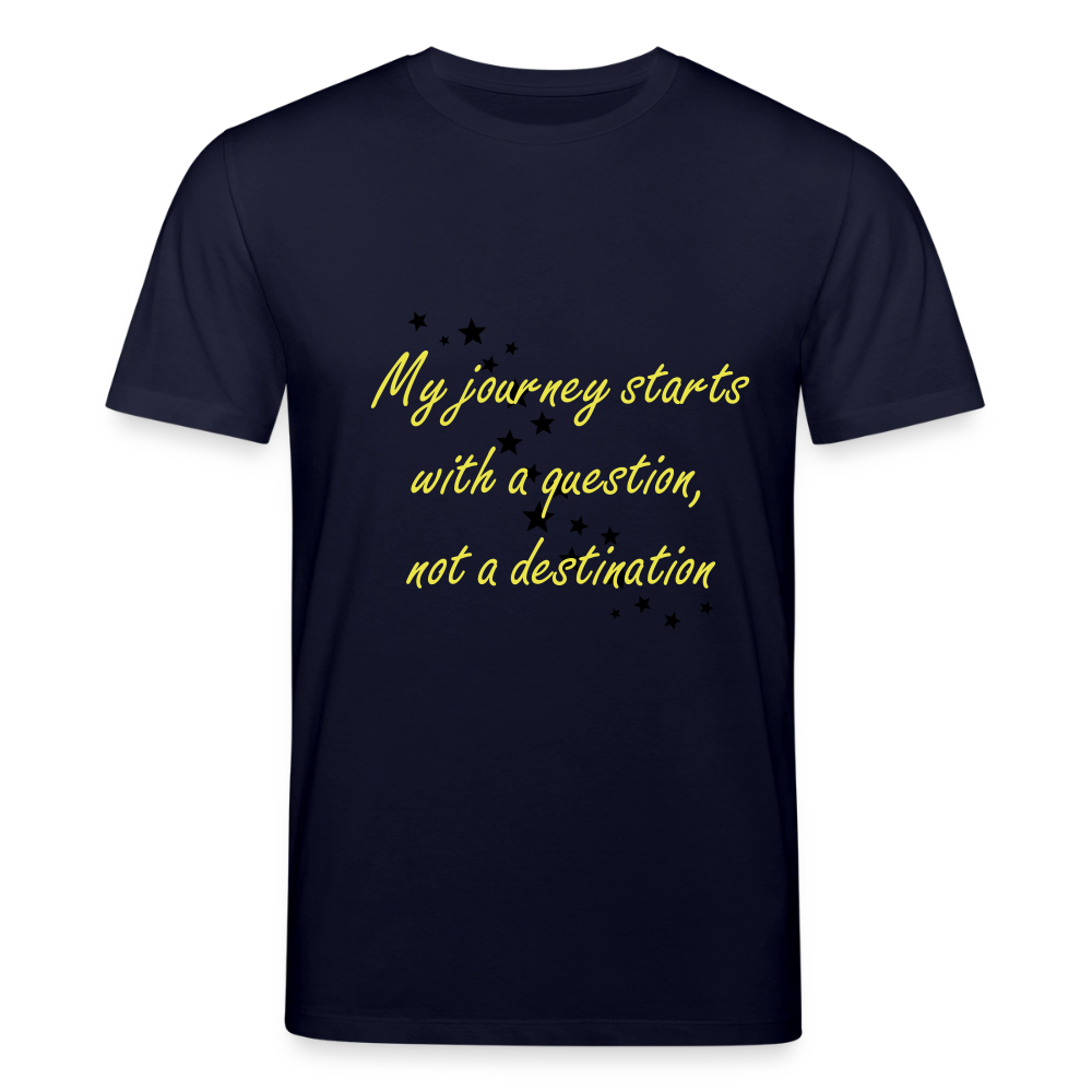 My journey starts ...  - Men Premium T-shirt - navy