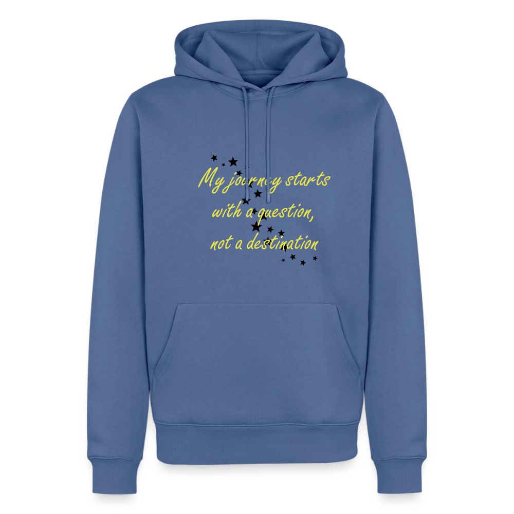 Mu journey starts ...  - Men Premium Hoodie - duifblauw
