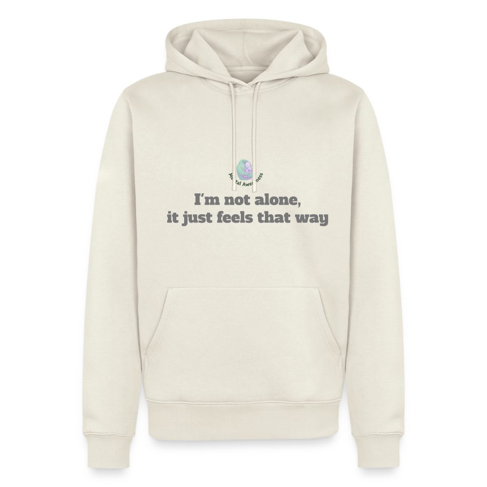 I'm not alone, it just... - Men Premium Hoodie - natuurwit