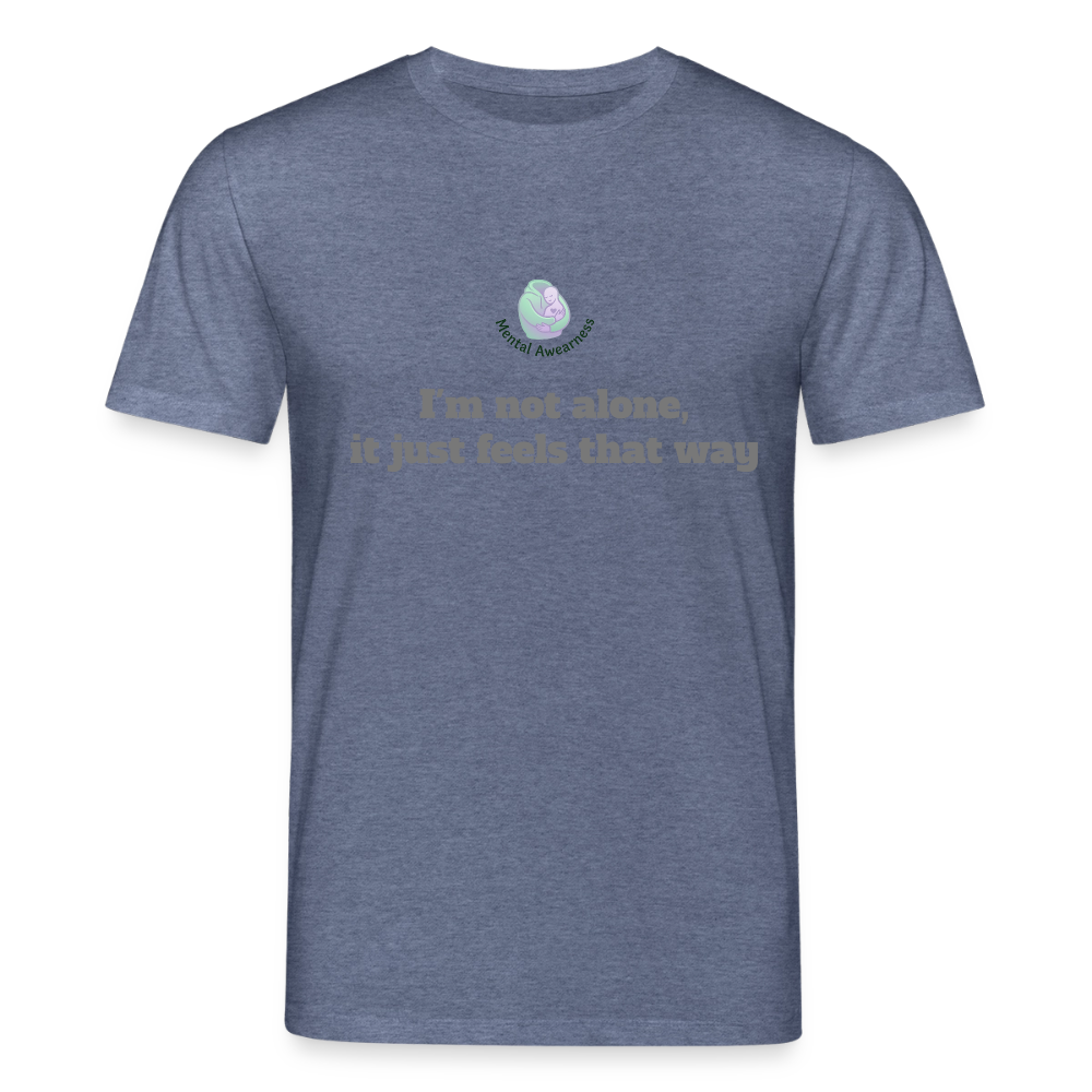 I'm not alone, it just ... -  Dames T-shirt - donkerblauw gemêleerd