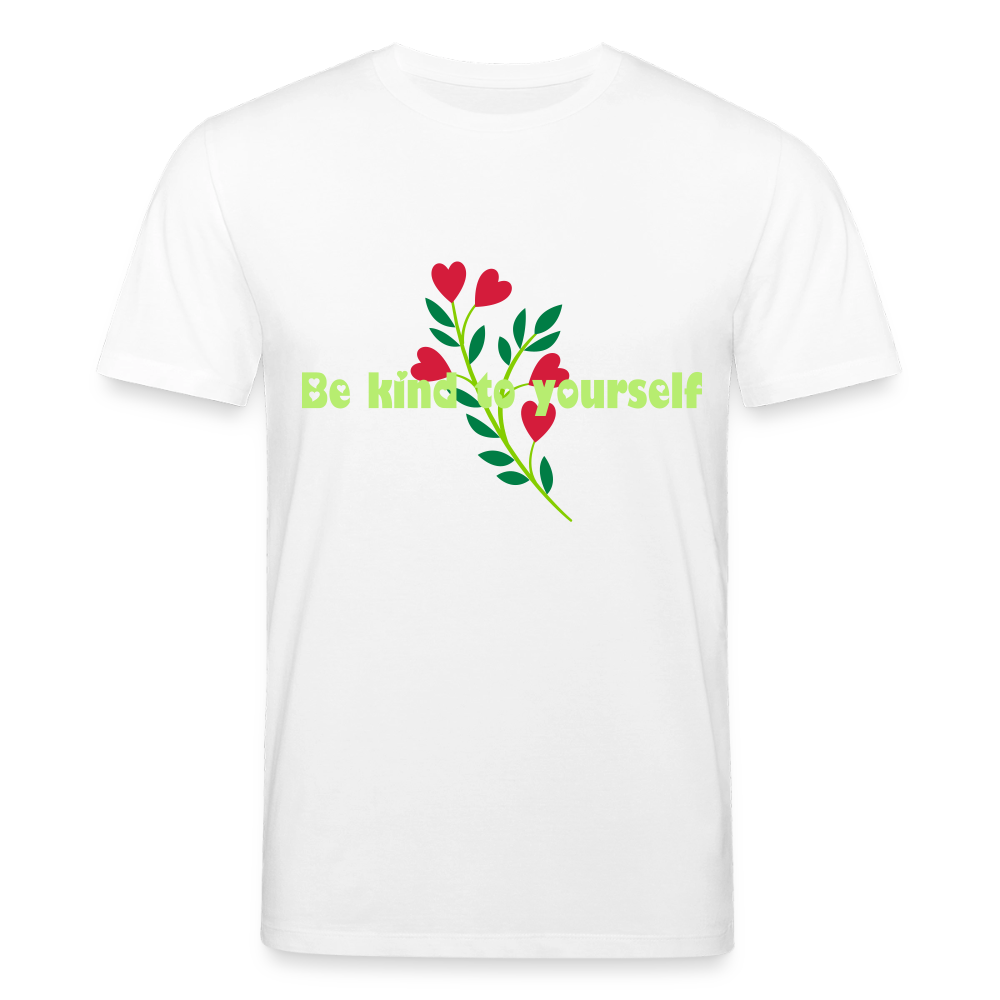 Be kind to yourself - Unisex T-shirt - wit