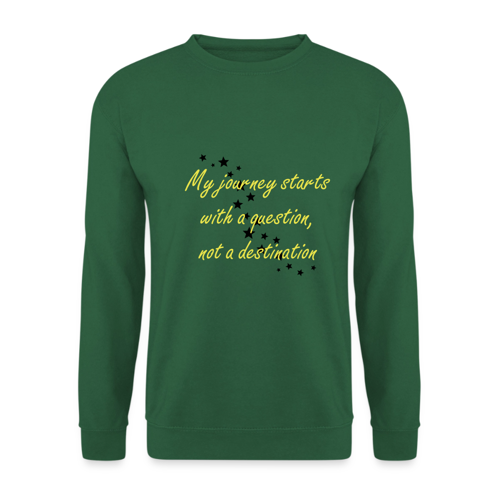 My journey starts ...  - Unisex Premium Sweatshirt - groen