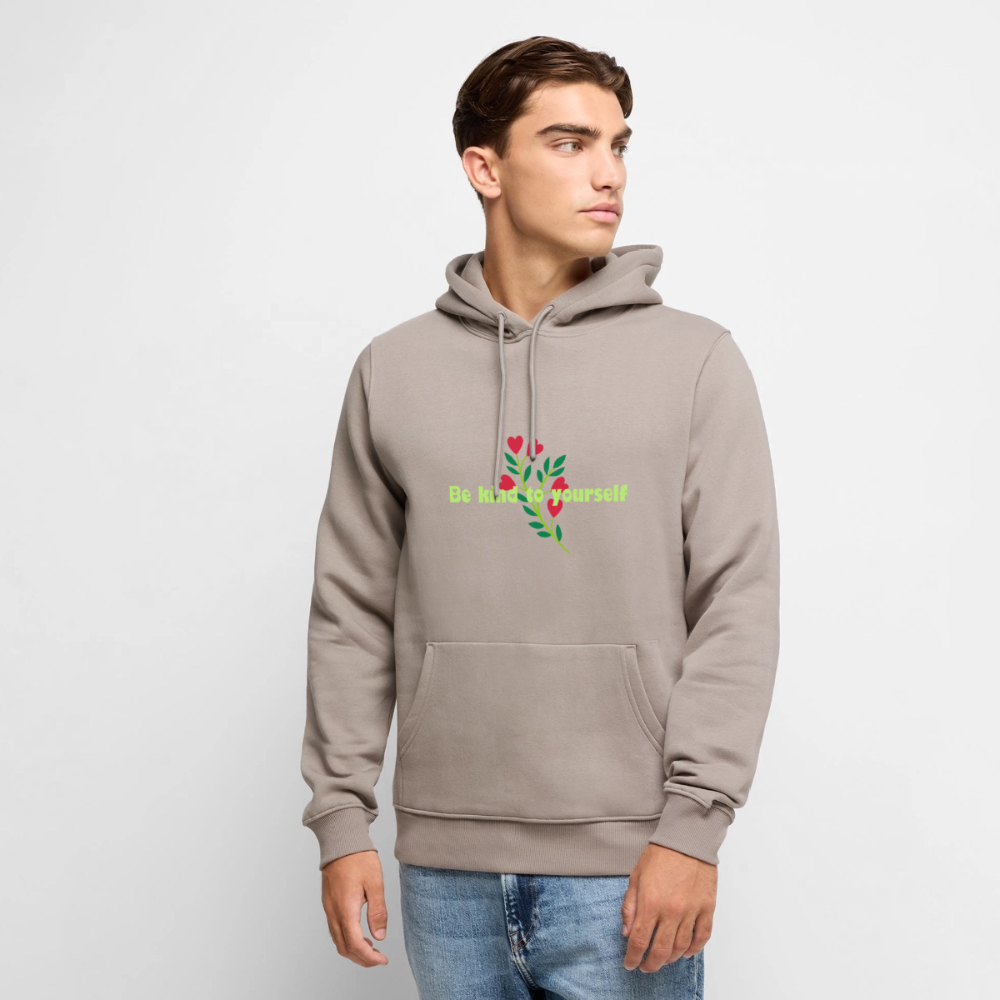 Be kind to yourself - Men Premium Hoodie - taupe