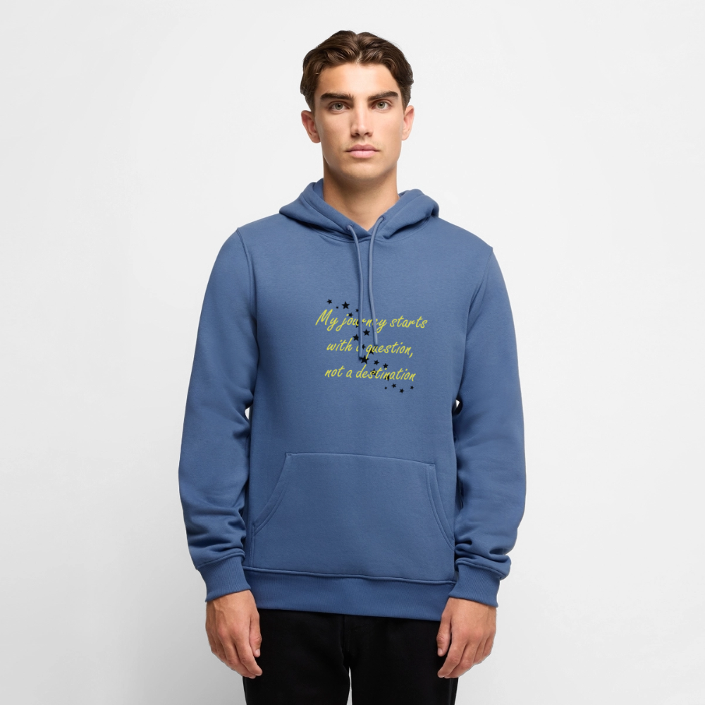Mu journey starts ...  - Men Premium Hoodie - duifblauw
