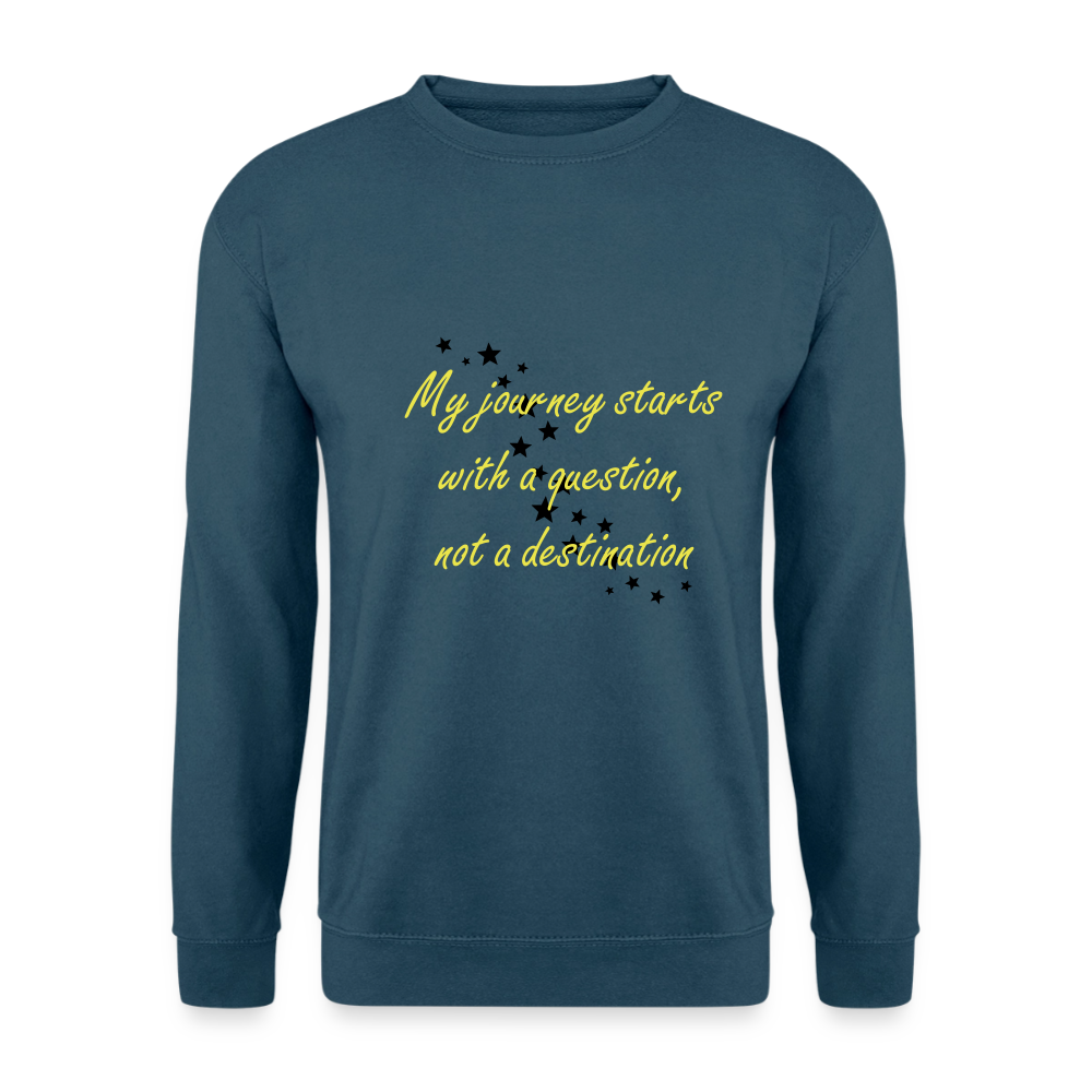 My journey starts ...  - Unisex Premium Sweatshirt - indigoblauw