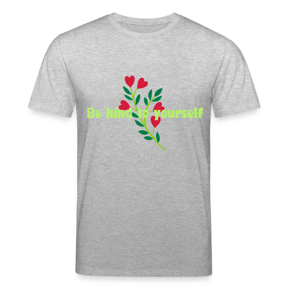 Be kind to yourself - Unisex T-shirt - grijs gemêleerd
