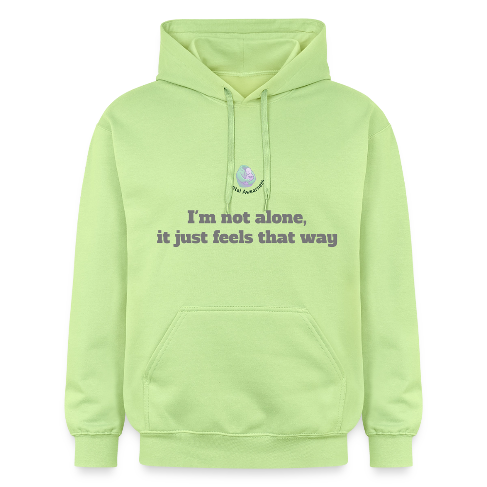 I'm not alone, it just... - Unisex Hoodie - pistache