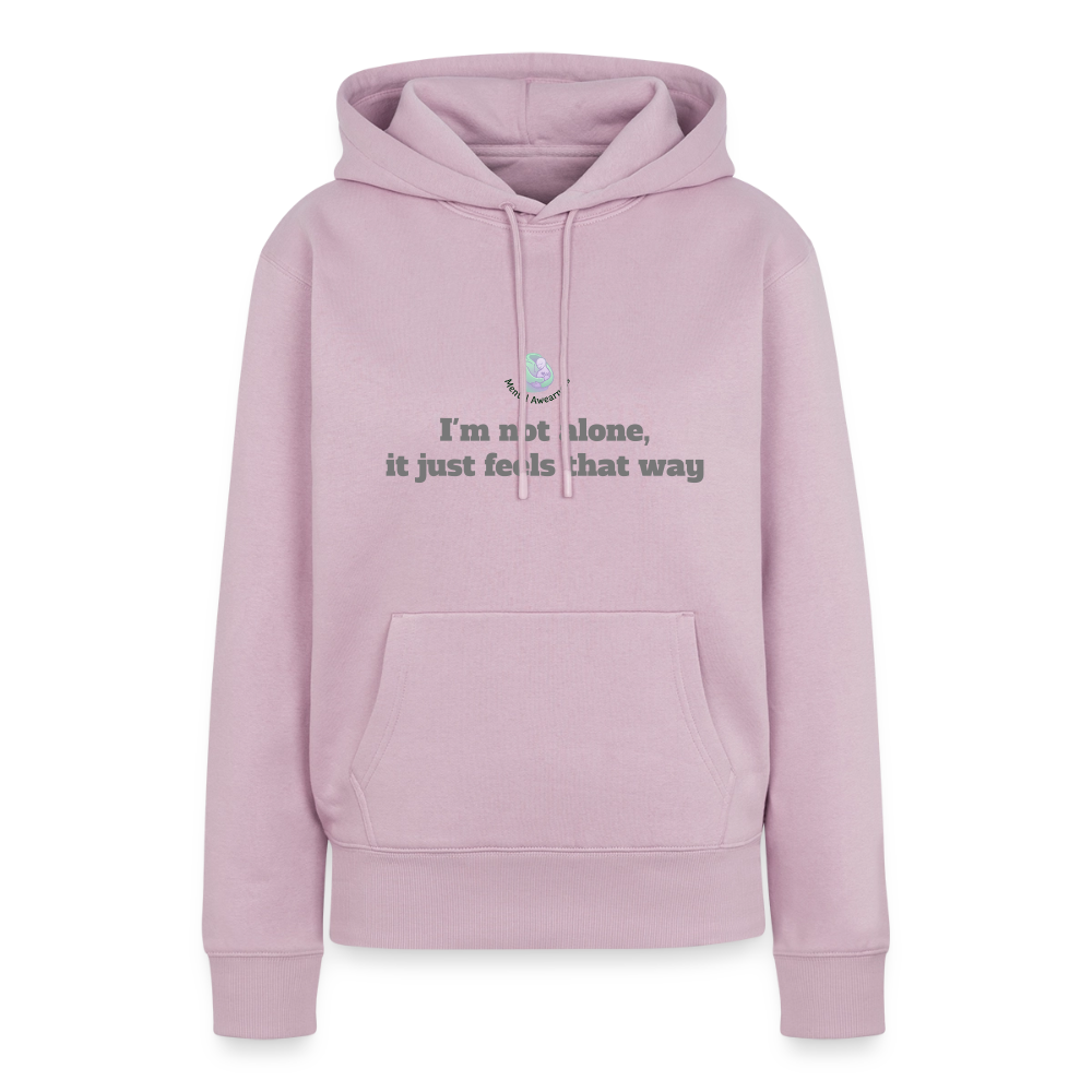 I'm not alone, it just... - Women Premium Hoodie - oudroze