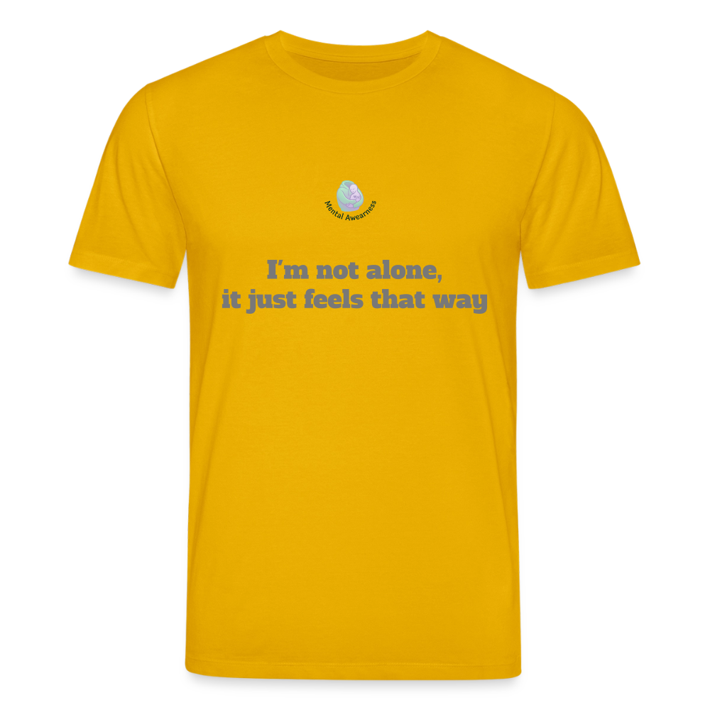 I'm not alone, it just... -  Unisex T-shirt - spectraal geel
