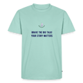 Brave The Big Talk heren t-shirt met statement print trendy comfortabel shirt voor mannen casual outfit