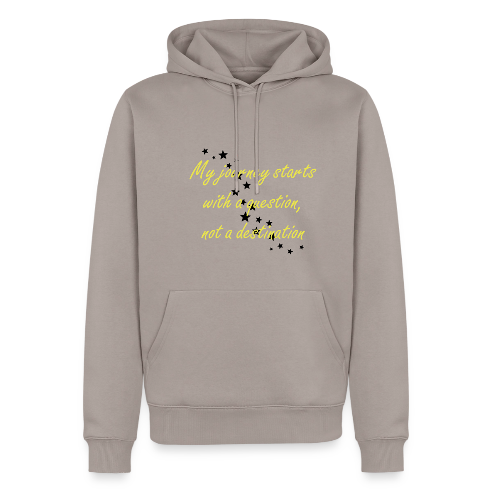 Mu journey starts ...  - Men Premium Hoodie - taupe