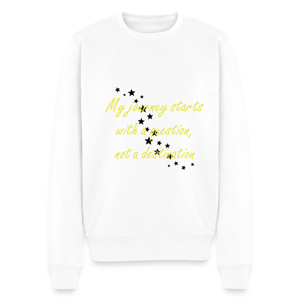 My journey starts ...  - Unisex Premium Hoodie - wit