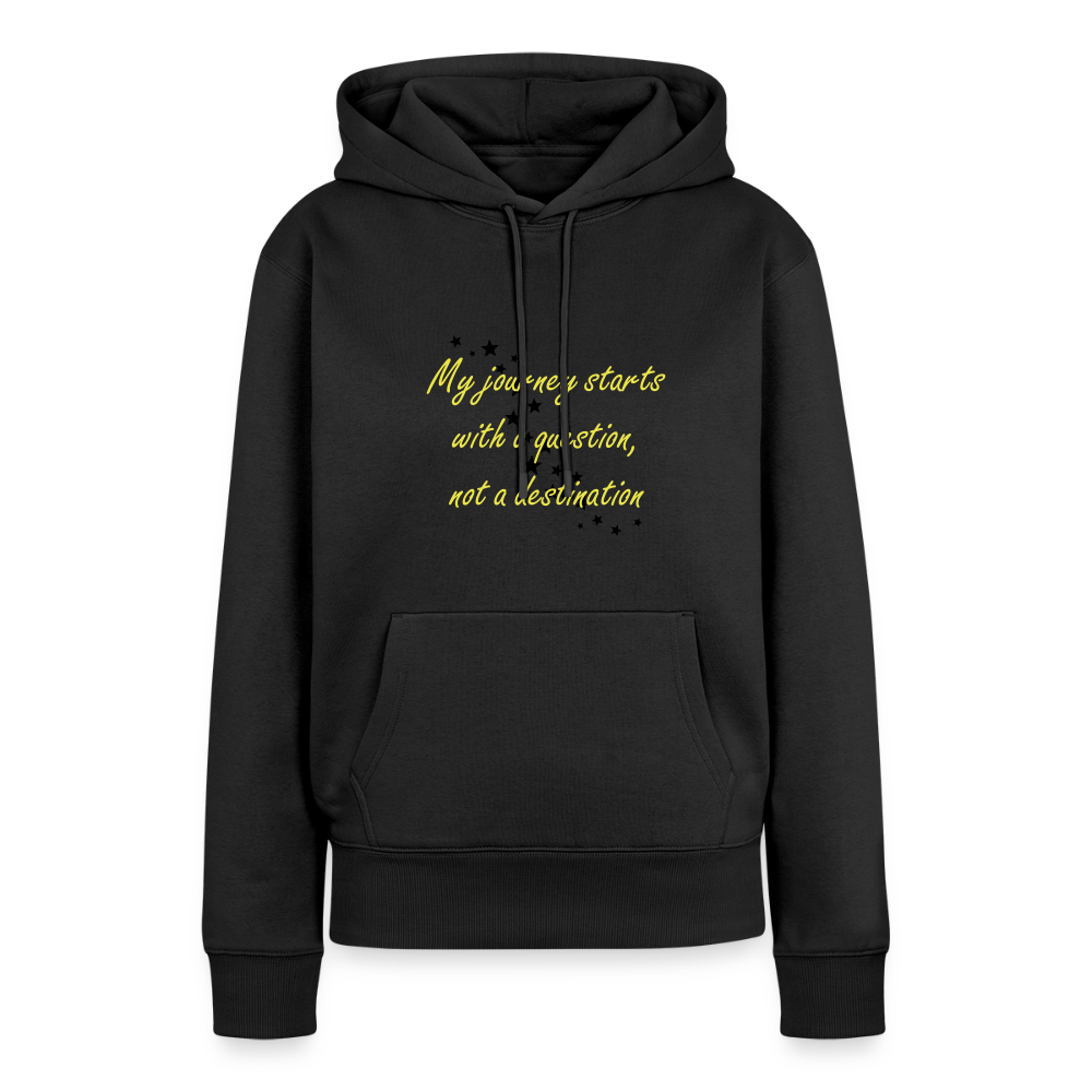 My journey starts ...  - Women Premium Hoodie - zwart