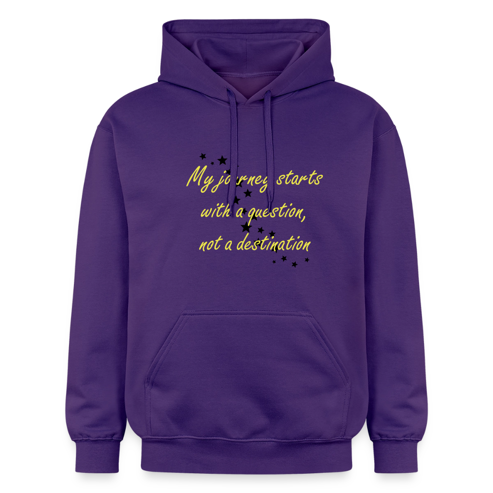 My journey starts ...  - Unisex Premium Hoodie - paars